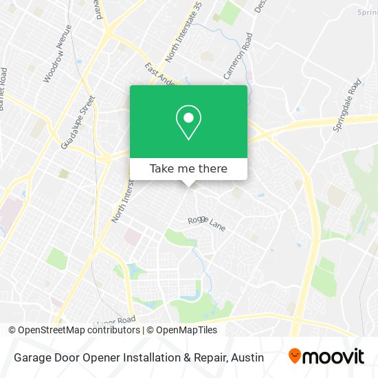 Mapa de Garage Door Opener Installation & Repair