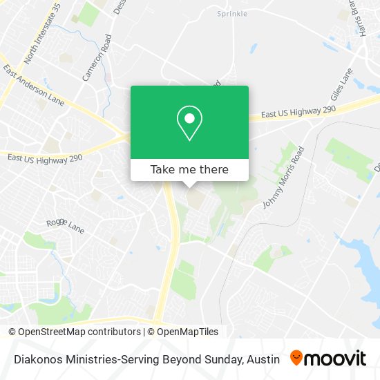 Diakonos Ministries-Serving Beyond Sunday map