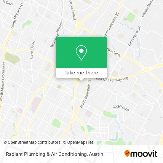 Radiant Plumbing & Air Conditioning map