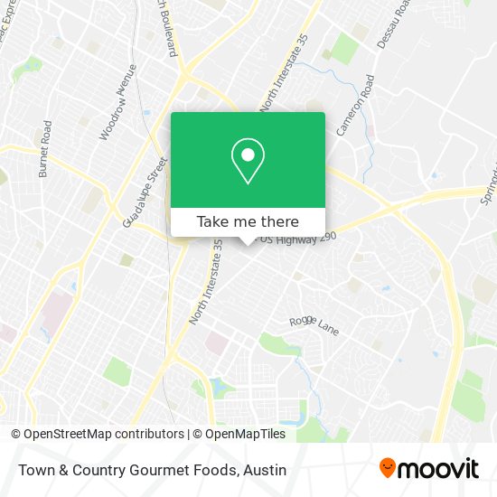 Town & Country Gourmet Foods map