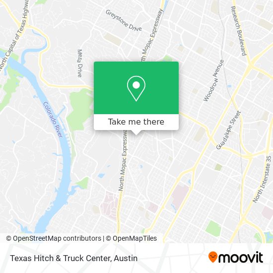 Texas Hitch & Truck Center map