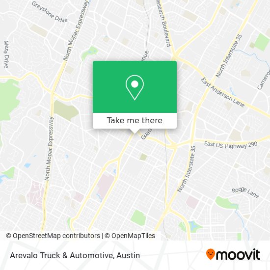 Arevalo Truck & Automotive map