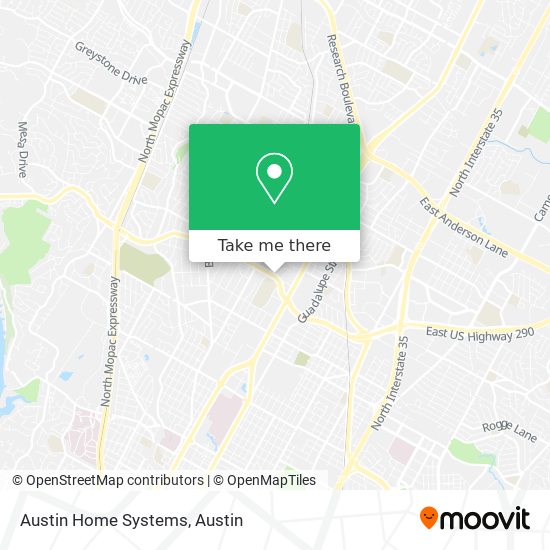 Mapa de Austin Home Systems