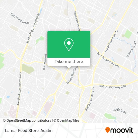 Mapa de Lamar Feed Store