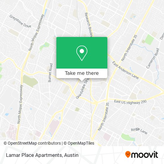 Lamar Place Apartments map