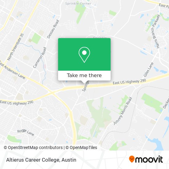 Altierus Career College map