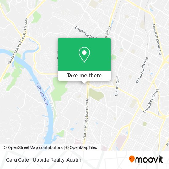 Cara Cate - Upside Realty map