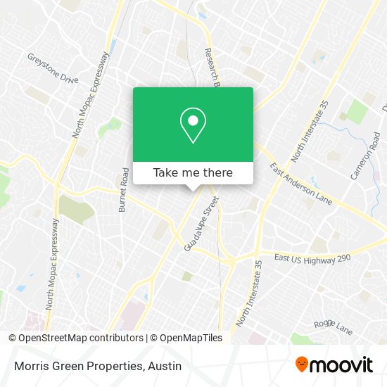 Morris Green Properties map