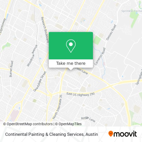 Mapa de Continental Painting & Cleaning Services