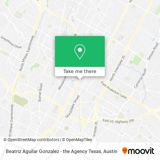 Mapa de Beatriz Aguilar Gonzalez - the Agency Texas