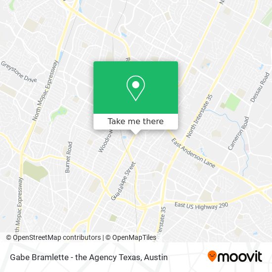 Mapa de Gabe Bramlette - the Agency Texas