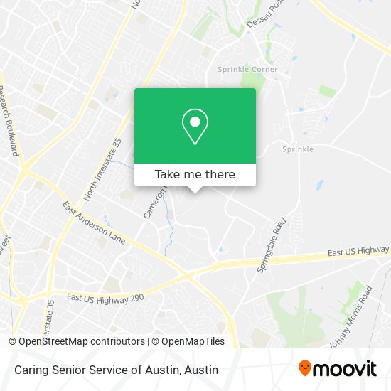 Mapa de Caring Senior Service of Austin