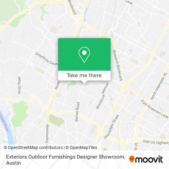 Exteriors Outdoor Furnishings Designer Showroom map