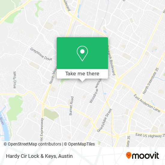 Hardy Cir Lock & Keys map