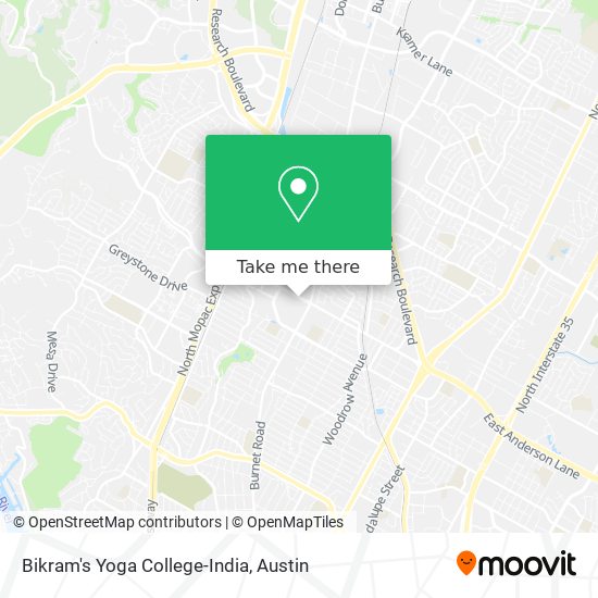Mapa de Bikram's Yoga College-India