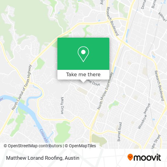 Mapa de Matthew Lorand Roofing