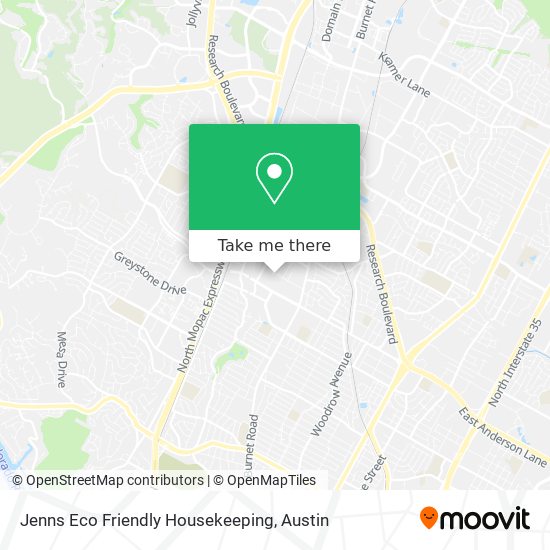 Jenns Eco Friendly Housekeeping map