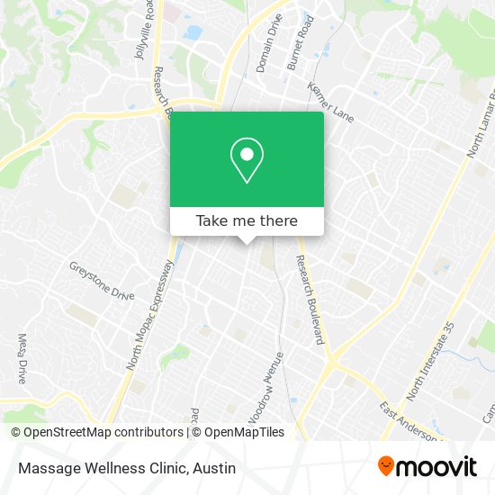 Massage Wellness Clinic map