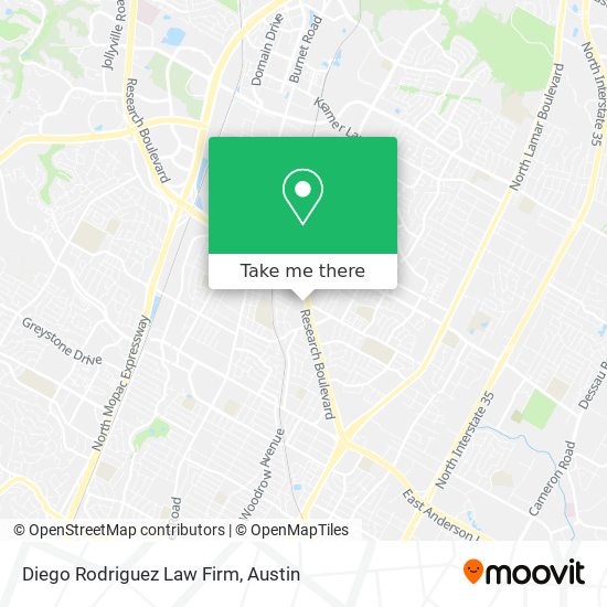 Mapa de Diego Rodriguez Law Firm
