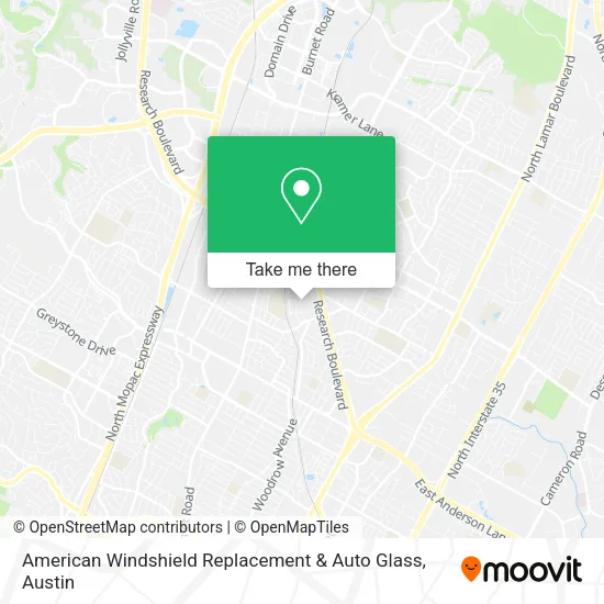 American Windshield Replacement & Auto Glass map
