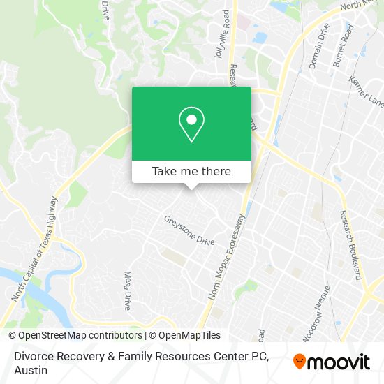 Divorce Recovery & Family Resources Center PC map