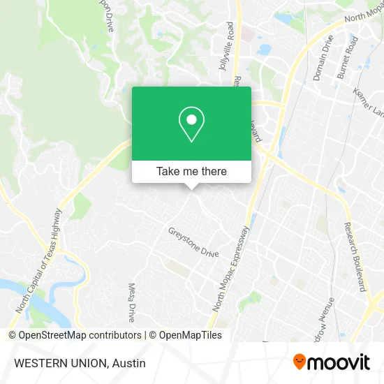 Mapa de WESTERN UNION