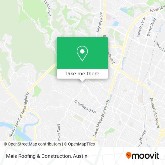 Meis Roofing & Construction map