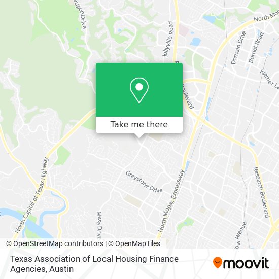 Texas Association of Local Housing Finance Agencies map