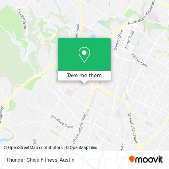 Thunder Chick Fitness map