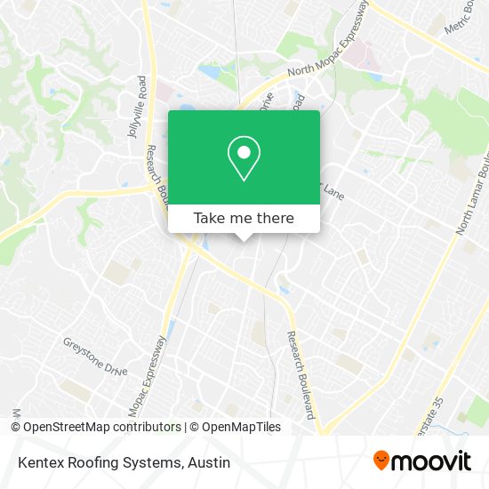 Mapa de Kentex Roofing Systems