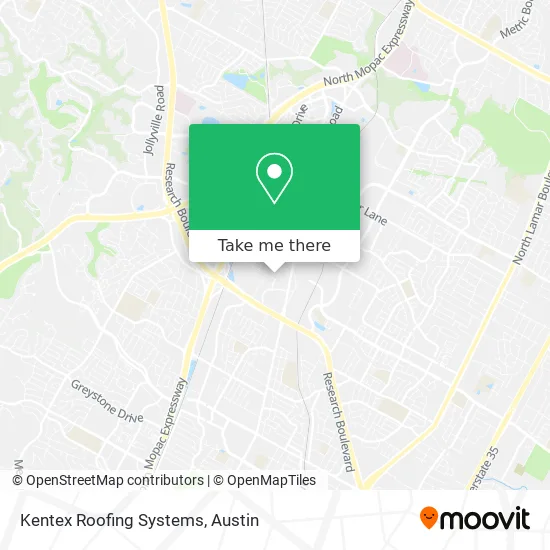 Kentex Roofing Systems map