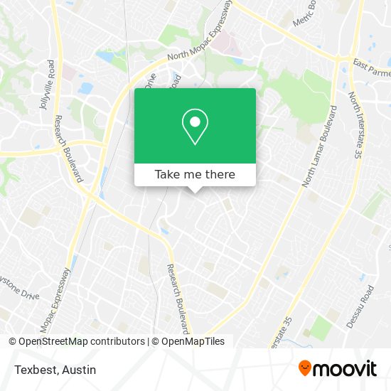 Texbest map