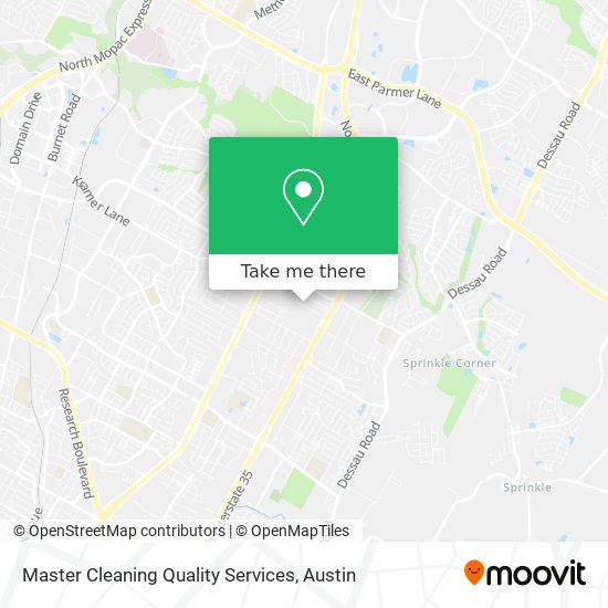 Mapa de Master Cleaning Quality Services