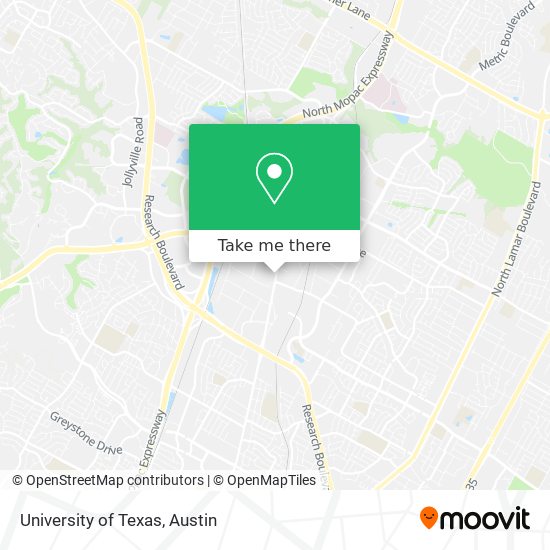 Mapa de University of Texas