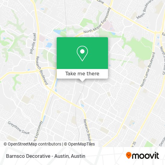 Barnsco Decorative - Austin map