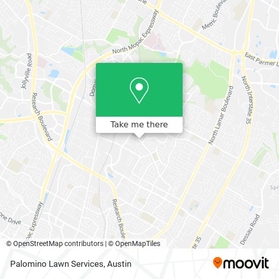 Mapa de Palomino Lawn Services