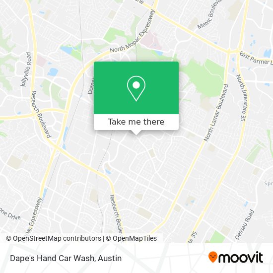 Dape's Hand Car Wash map