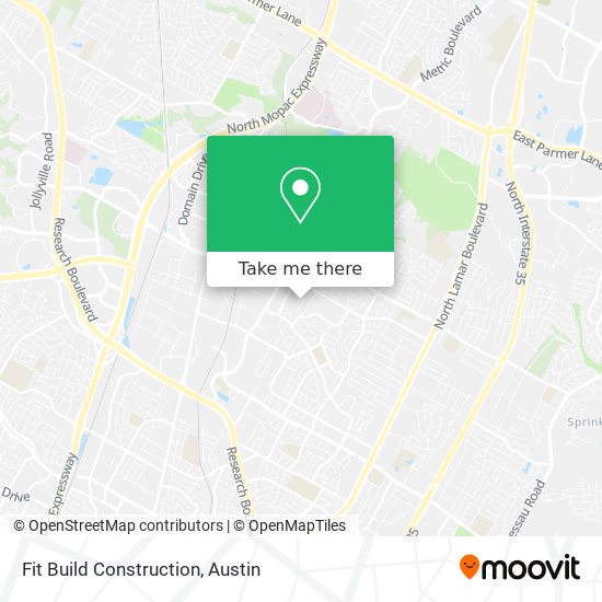 Fit Build Construction map