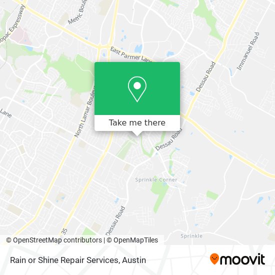 Mapa de Rain or Shine Repair Services