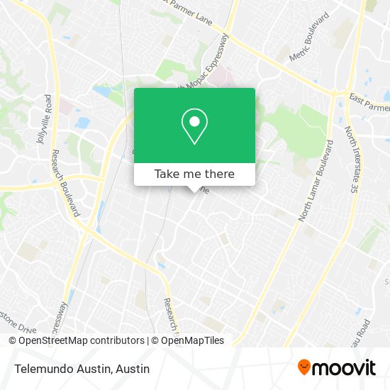 Telemundo Austin map