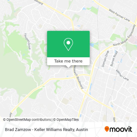 Mapa de Brad Zamzow - Keller Williams Realty