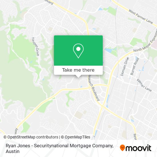 Ryan Jones - Securitynational Mortgage Company map