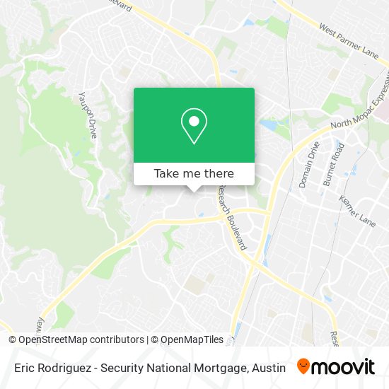 Eric Rodriguez - Security National Mortgage map