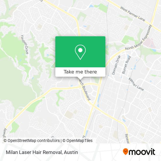 Milan Laser Hair Removal map