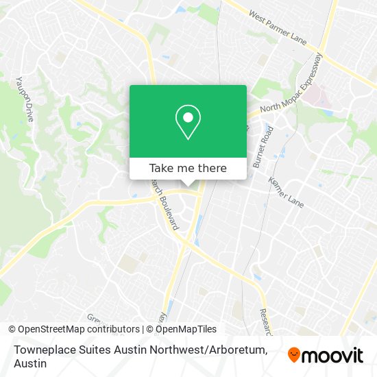 Towneplace Suites Austin Northwest / Arboretum map