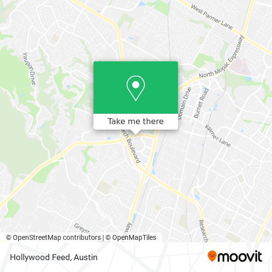 Hollywood Feed map