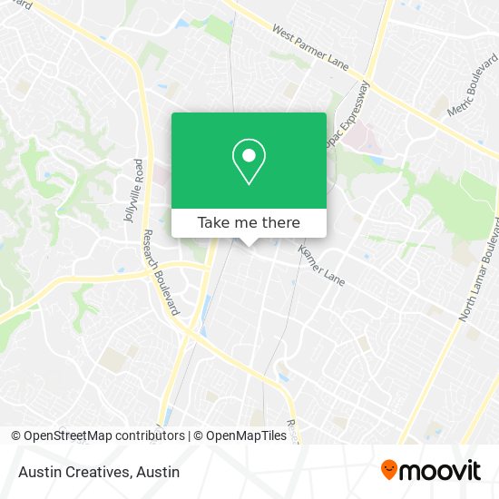 Austin Creatives map