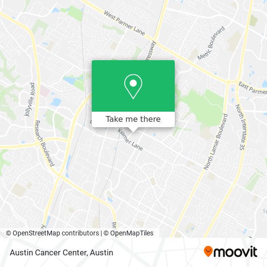 Mapa de Austin Cancer Center