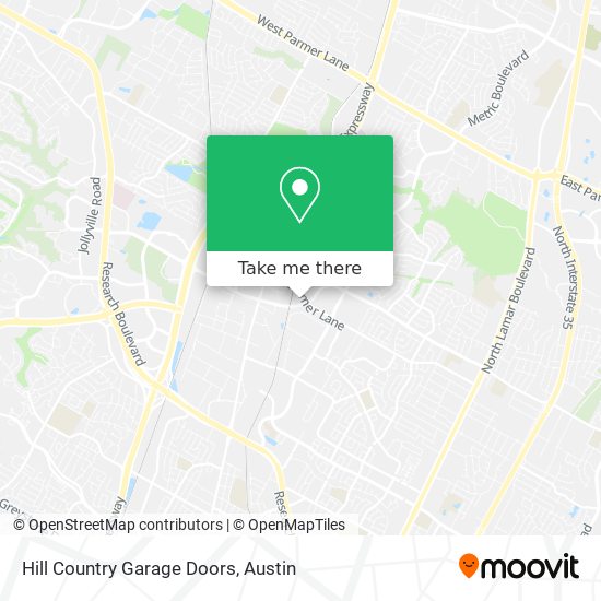 Hill Country Garage Doors map