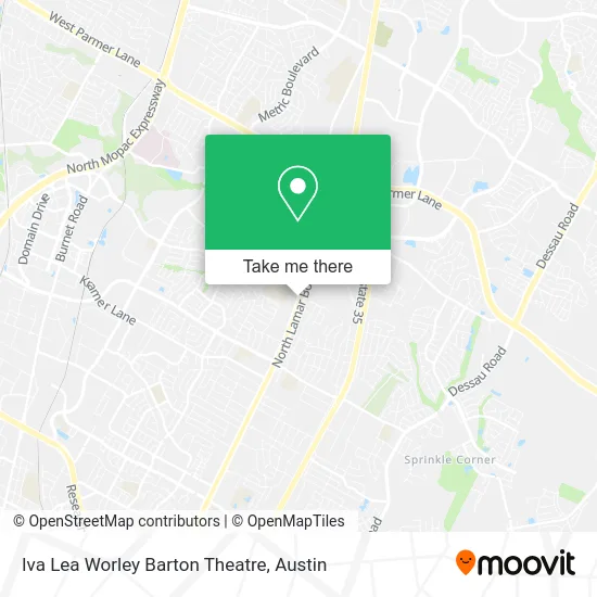 Iva Lea Worley Barton Theatre map